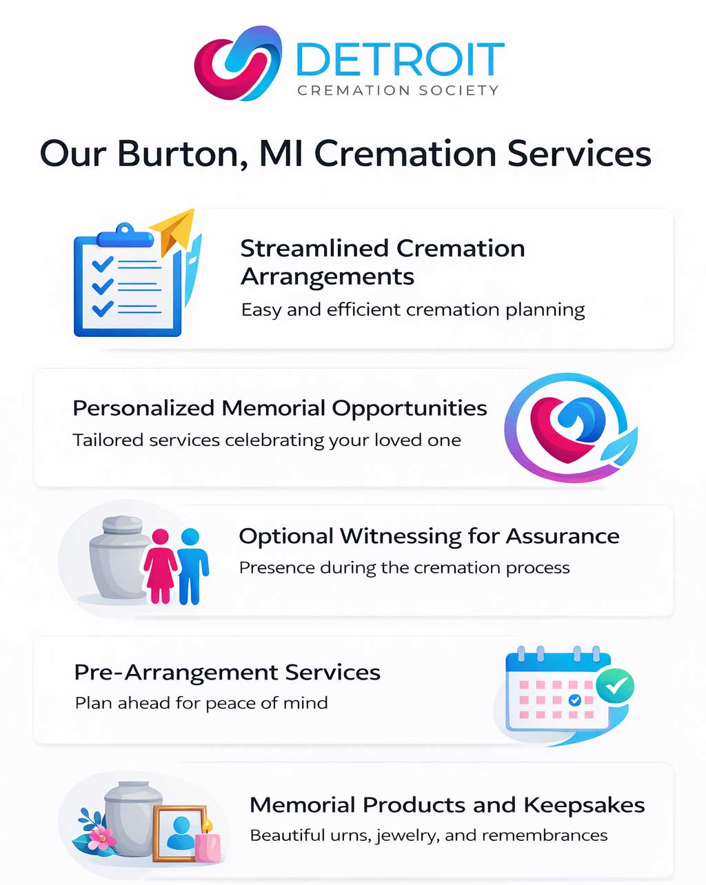 Our Burton, MI Cremation Services