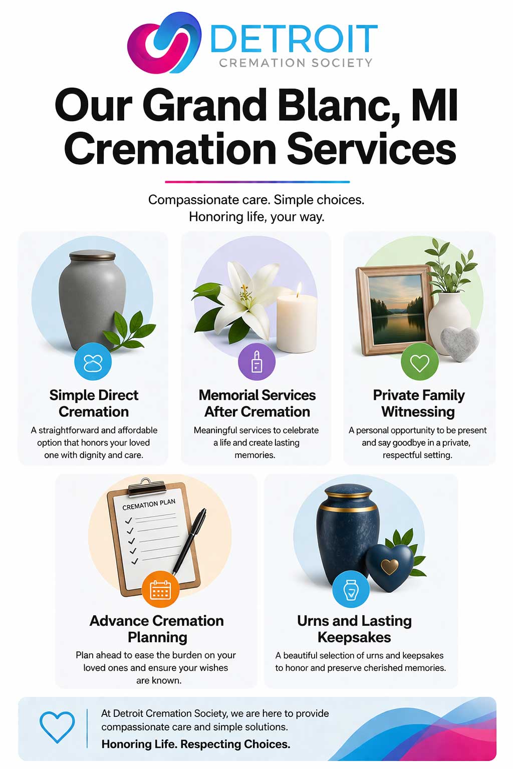 Our Grand Blanc, MI Cremation Services